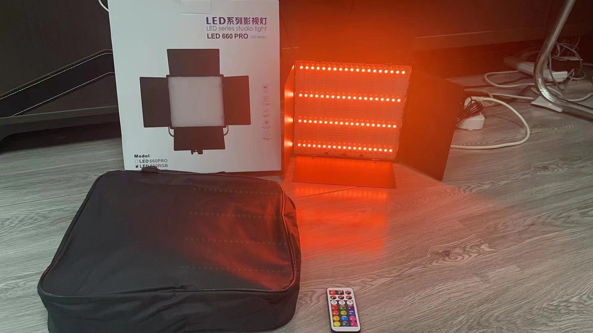 LED square flat filling light E600 E800RGB full color light live camera shooting light