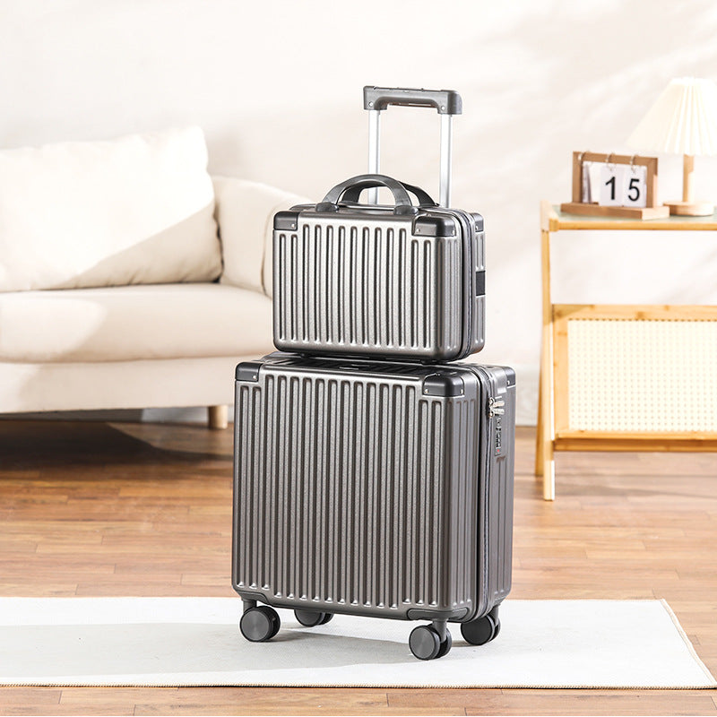 New multi-functional small and lightweight child and mother box universal wheel boarding case 18-inch password box strong and durable trolley case