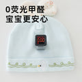 Skin-friendly cotton newborn hat, soft fetal cap, cute and comfortable baby hat, small butterfly design, one size fits all, double layer hat