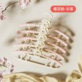 Plastic children's clothes hanger for home retractable clothes support baby non-slip clothes support baby clothes drying rack