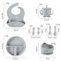 Gray 8-piece set (without ears)