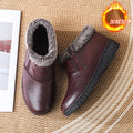 Ladieswear shoes cotton shoes women's winterfleece-linedheattech snow boots old beijing cloth shoes cotton middle-aged and elderly non-slipflats short boots