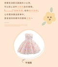 Export style baby girl dress birthday first birthday stereoembroider flower kidsdressin stock wholesale new arrival