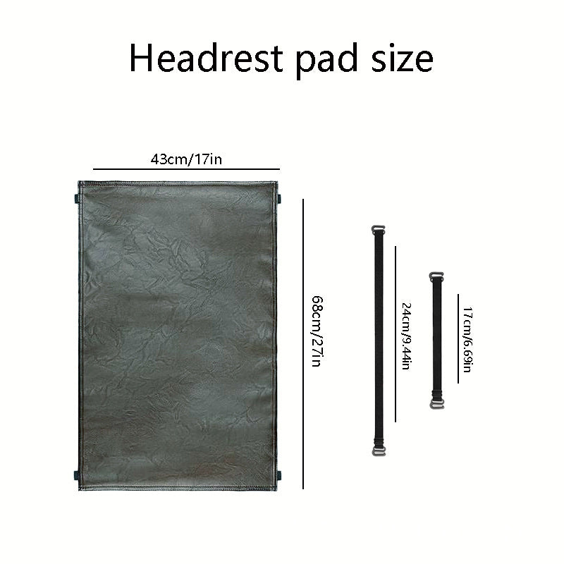 hot-selling sofa cushion chair headrest protective cover lounge chair headrest cushion easy to remove sofa lounge chair neutral leather cover