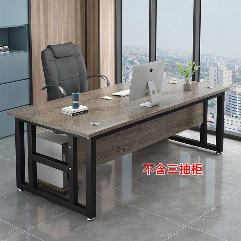Office desk boss desk workstation executive manager computer desk desktop study writing wooden table