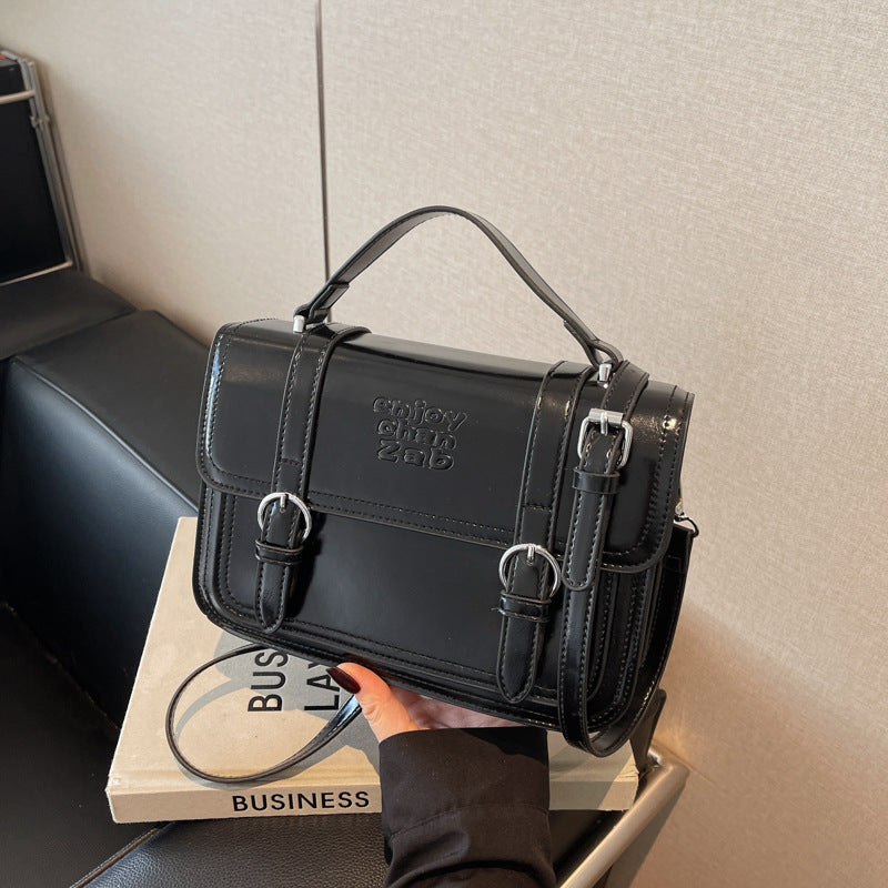 Cross-border high-end retro small bag 2025 new women's bag popular versatile messenger bag fashionable portable small square bag