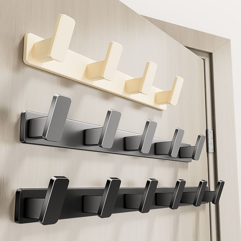 No punching hook, clothes hook, door back, entrance wall hanging row hook, bathroom door back sticky hook, storage space aluminum