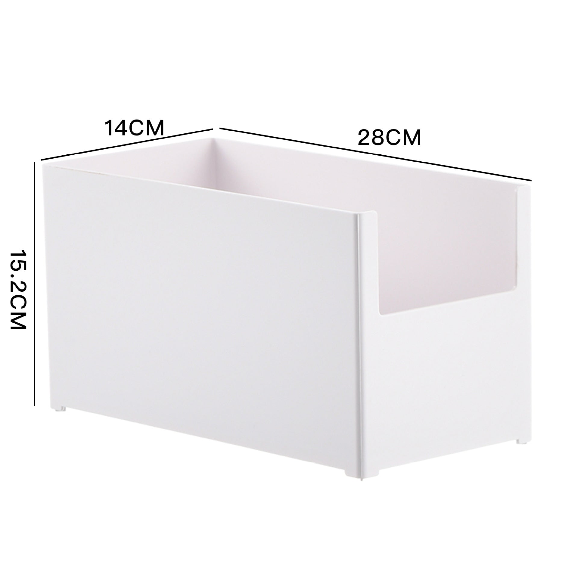 Japanese-style right-angle storage box, kitchen cabinet partition storage box, extraction desktop sundries sorting, deep cabinet storage basket