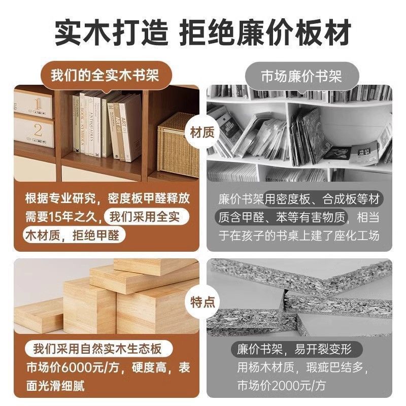 Simple bookcase all-in-one cabinet wall-mounted storage sofa side cabinet living room partition storage multi-layer storage cabinet bedside