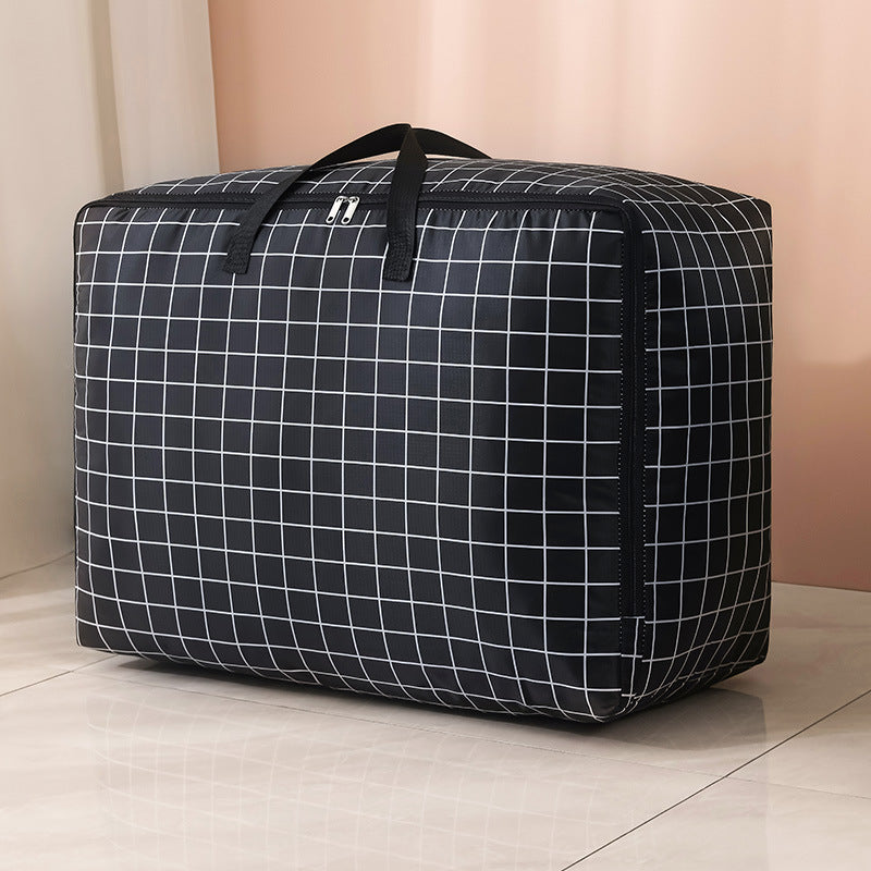 Oxford cloth quilt storage bag household large capacity thickened duffel bag clothes finishing moving bag customization