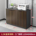 Royal walnut three-door low cabinet (delivery included)