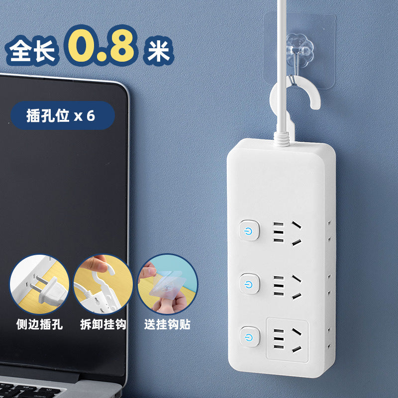 New national standard extension cord power strip socket smart power strip multifunctional with usb socket board student dormitory office