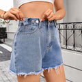 European and american cross-border e-commerce summer new women's clothing   sexy slimming denim set vest shorts