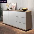 Solid wood sideboard - minimalist tea cabinet for living room, nordic kitchen storage cabinet, entryway console table, storage cabinet