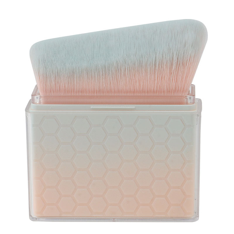 Travel storage retractable brush mini traceless push-pull telescopic foundation brush skin beauty portable makeup applicator makeup brush