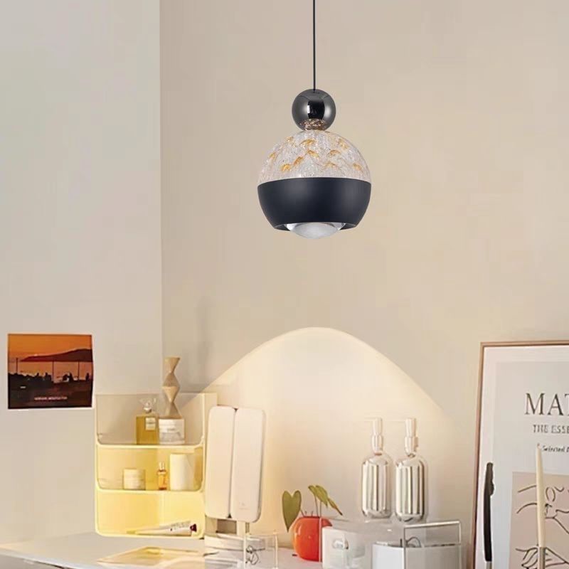Hand scan sensor new arrival bedside chandelier casualfashion voice iceberg popular small chandelier adjustable bedside hanging wire lamp