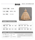 European and american style cross-border girls' formal dress cake skirt for prom, girls' clothing, children's runway show, and children's day performance costume