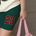wholesale girls' short-sleeve and shorts sets, fashionable spring, summer, and autumn outfits for girls