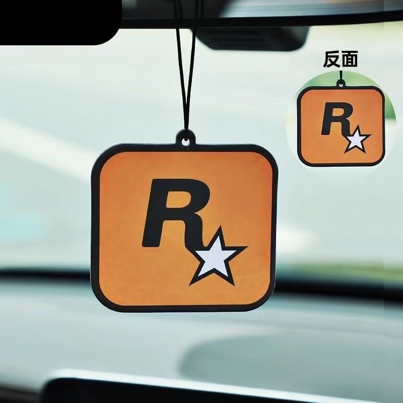 Car fragrance pendant long-lasting light fragrance car perfume aromatherapy card car interior hanging car fragrance hanging pendant