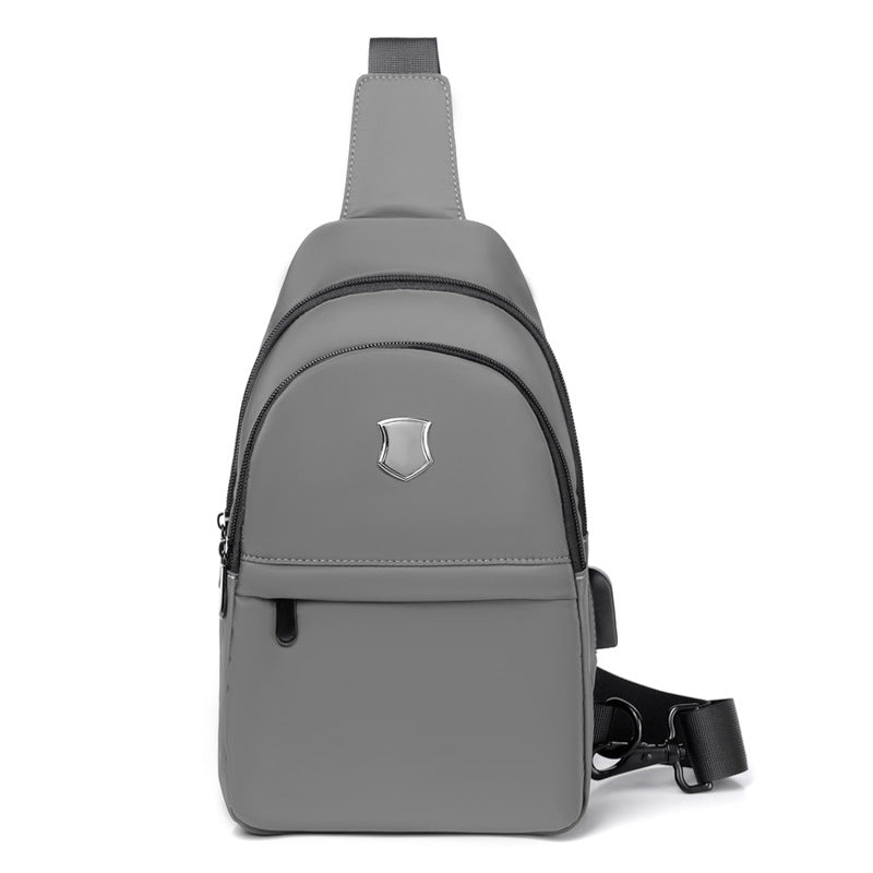 Processing custom breast bag trendy fashion chest bag men's and women's outdoor crossbody small backpack shoulder bag wholesale