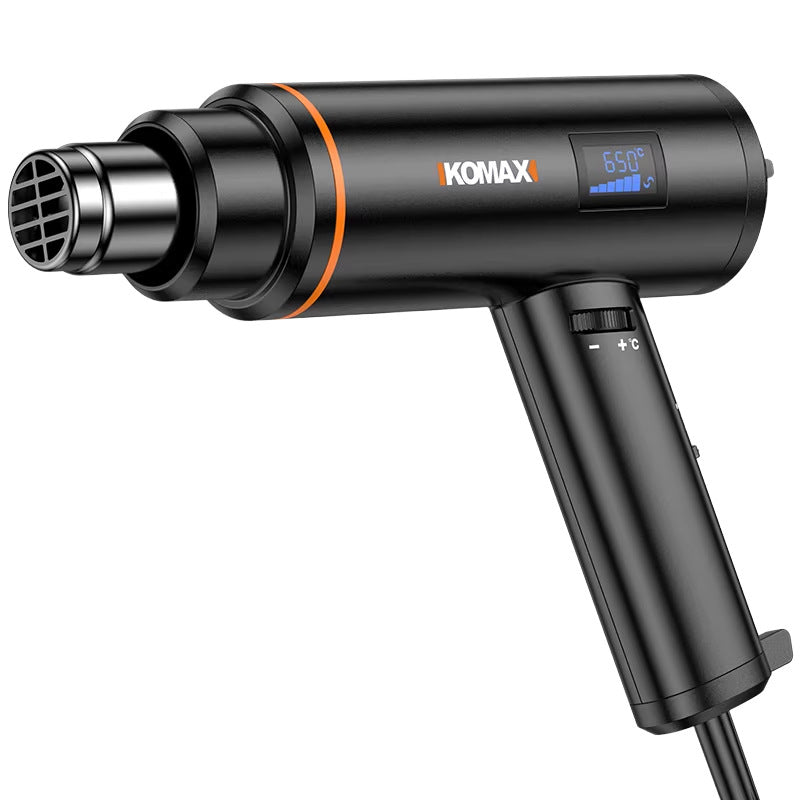High-power digital display heat gun - industrial heat shrink film blower, soldering gun, electronic repair, small film application, portable drying gun