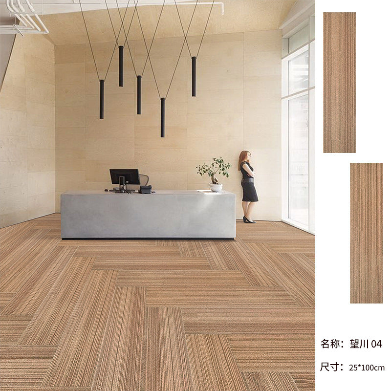 High-end office carpet, nylon fire-retardant b1, commercial interlocking, thickened hotel aisle silent modular carpet