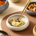 Japanese retro ceramic snack plate stylishfor home restaurant seasoning plate dipping plate rice bowl stoneware dessert bowl