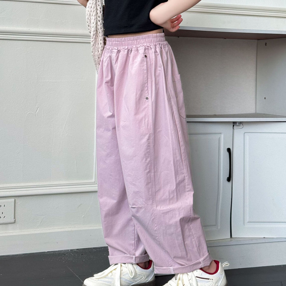 25summernew arrivalpure cottoncasual pants scimitar pants