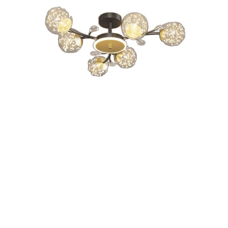 Living room ceiling chandelier Gypsy modern simple atmosphere household lamp creative personality Nordic led bedroom lighting