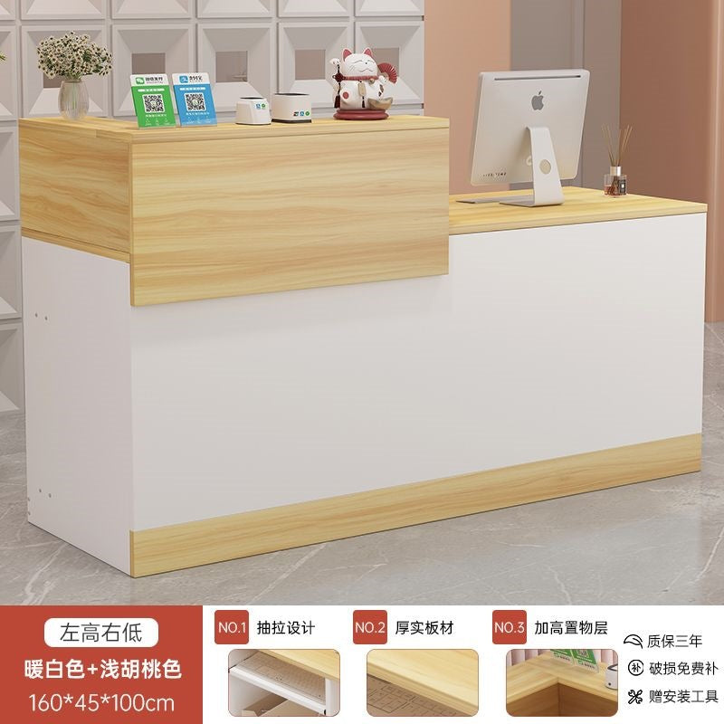 Cashier counter modern casual store small popular clothing store counter front bar table beauty salon reception desk