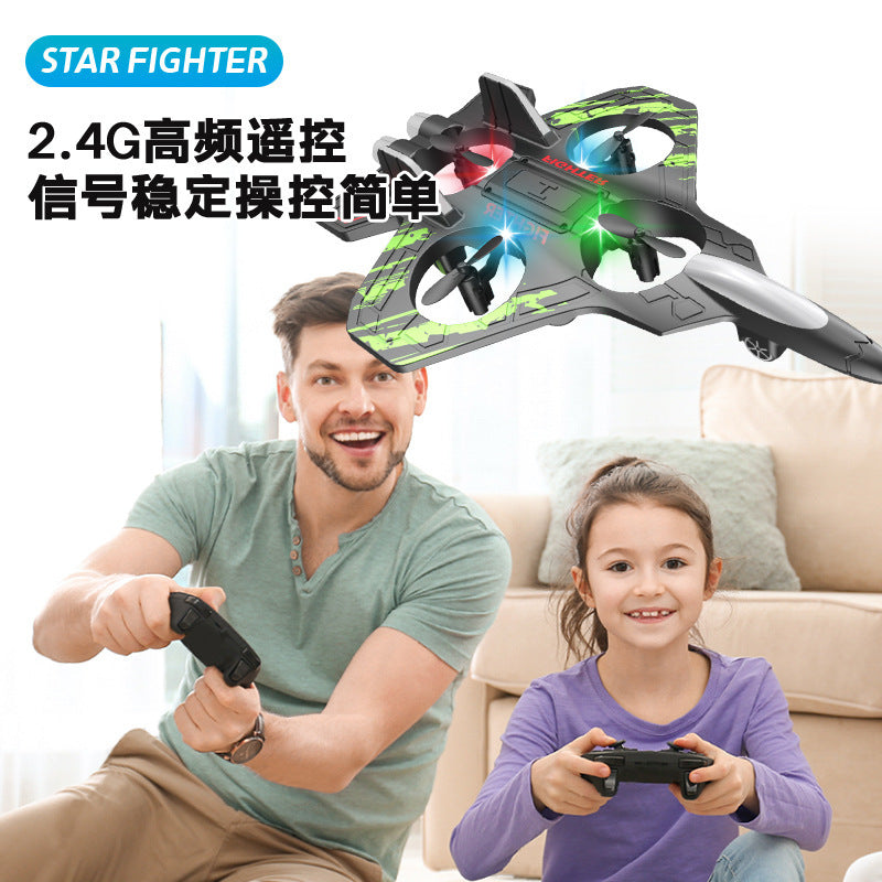 authentic remote control aircraft stunt quadcopter drone combat aircraft toy gravity remote control foam airplane