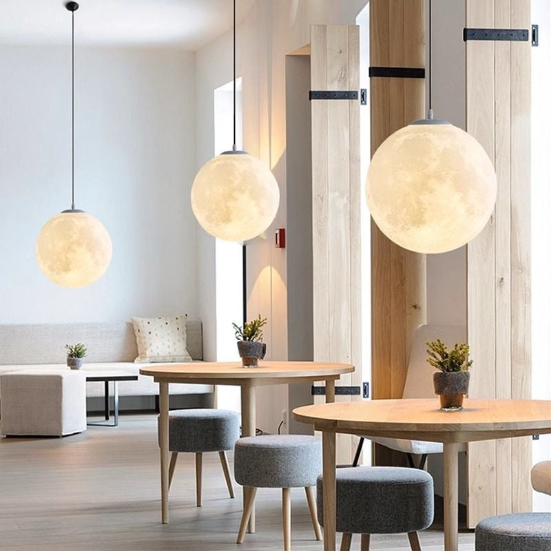 Restaurant courtyard chandelier project landscape waterproof chandelier swimming pool light atmosphere design courtyard charging moon chandelier