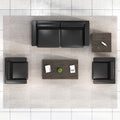 Saint li office sofa reception area simple sofa office sofa coffee table combination