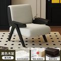 Single seater sofa chair french antique style solid wood lazy living room balcony casual chair zebra designer