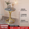 Accessible luxury slate coffee table iron bracket small apartment for home living room sofa side table modern casual balcony small round table