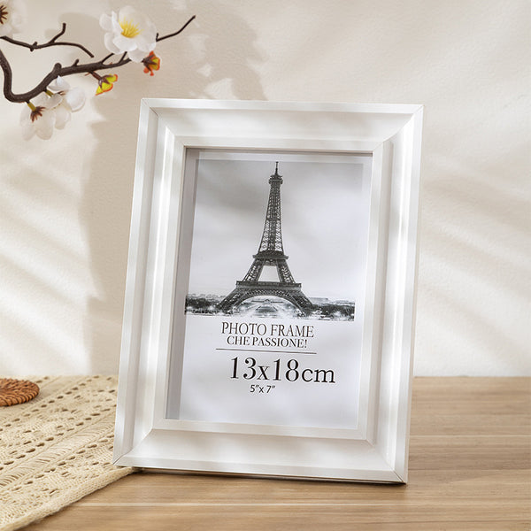 Creative simple arc wooden puzzle frame simple wind pine solid wood table photo frame mounted wall living room study