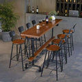 American bar chair modern casual high back chair solid wood retro high iron bar chair bar chair none