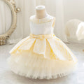 Export ready stock wholesale children's dresslace cake princess dress baby girl party evening dress kids dress