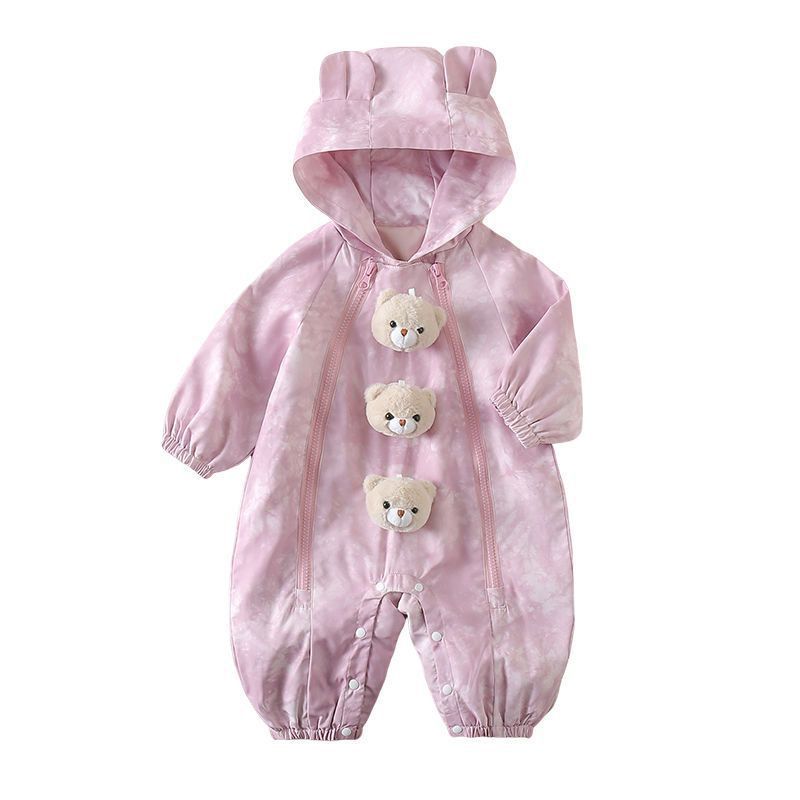 Newborn outfit for spring and autumn: baby clothes, cute romper, jumpsuit, outdoor jacket, crawling suit