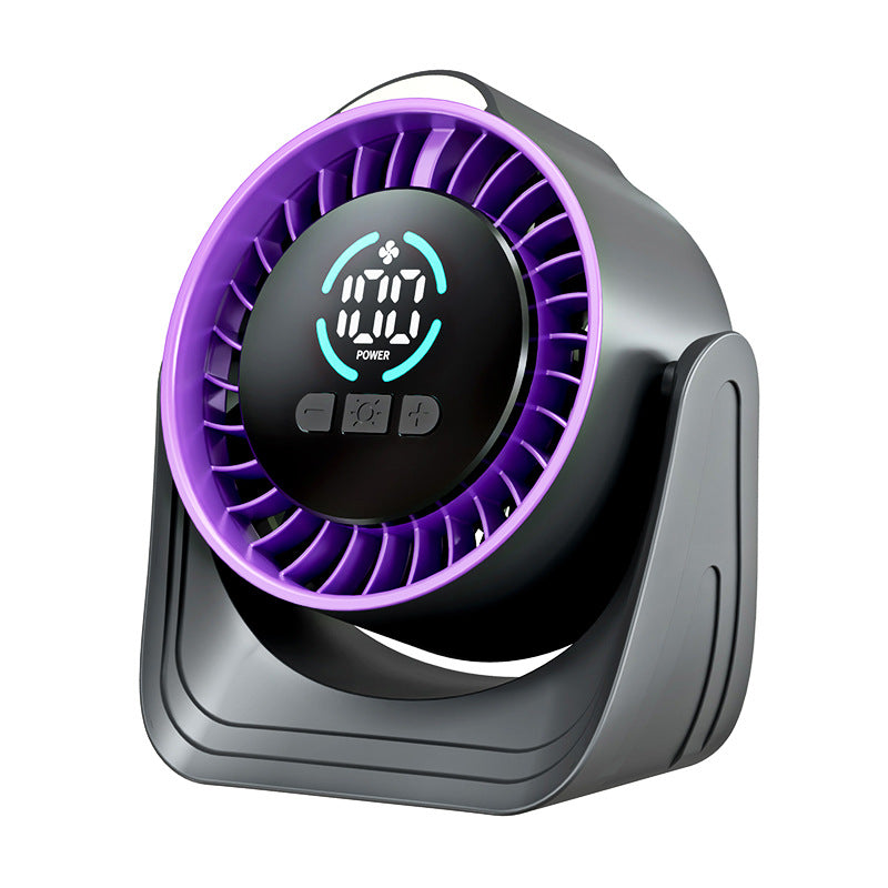 New high-speed desktop fan - usb powered, quiet operation, ideal for home, dorm, kitchen. wall-mountable, with night light feature. compact mini fan for desktop use