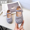 Vancahao girls' fashion kitty cat rhinestone princess shoes - new  spring/autumn collection - children's leather dress shoes for performances