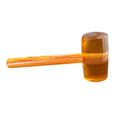Wooden handle transparent rubber hammer rubber hammer ceramic tile marble floor plastic rubber hammer beef tendon hammer installation hammer