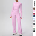 Cloud-feel quick-dry zip-up yoga set - high-waisted, slim-fit, outdoor casual running & fitness activewear for women