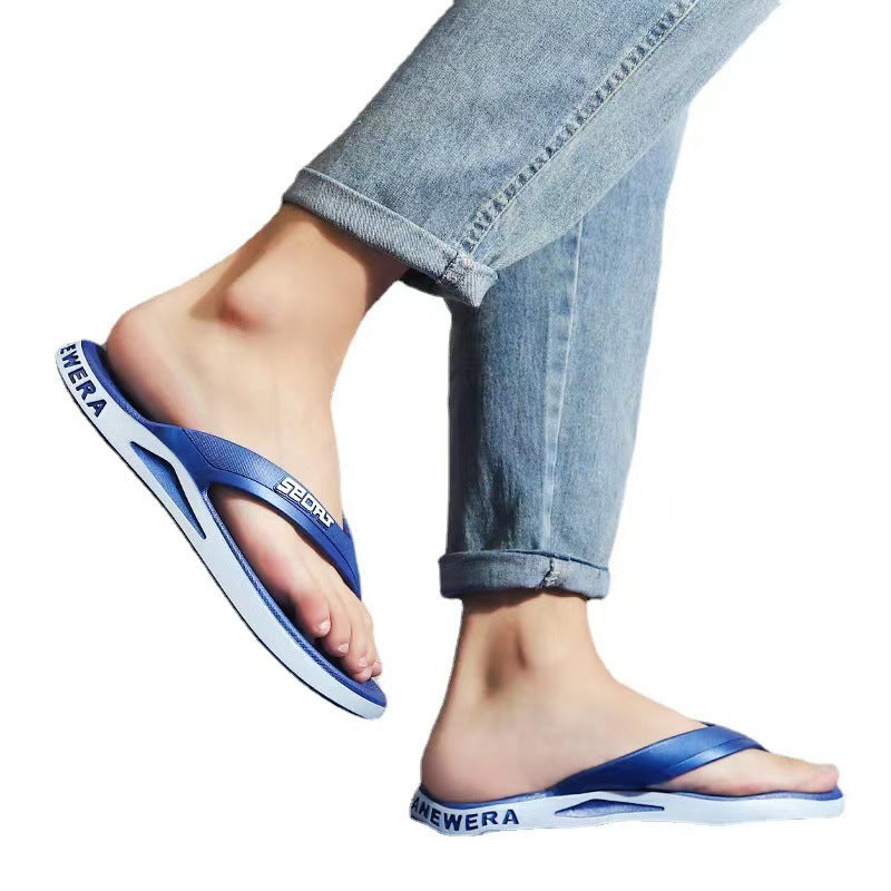 New casual flip-flops men's outwear non-slipfashioncasual flip-flops men's breathable beach sandals wholesale
