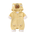 Newborn outing outfit cute newborn clothes for boys and girls hooded jumpsuit spring & fall romper jacket baby trendy