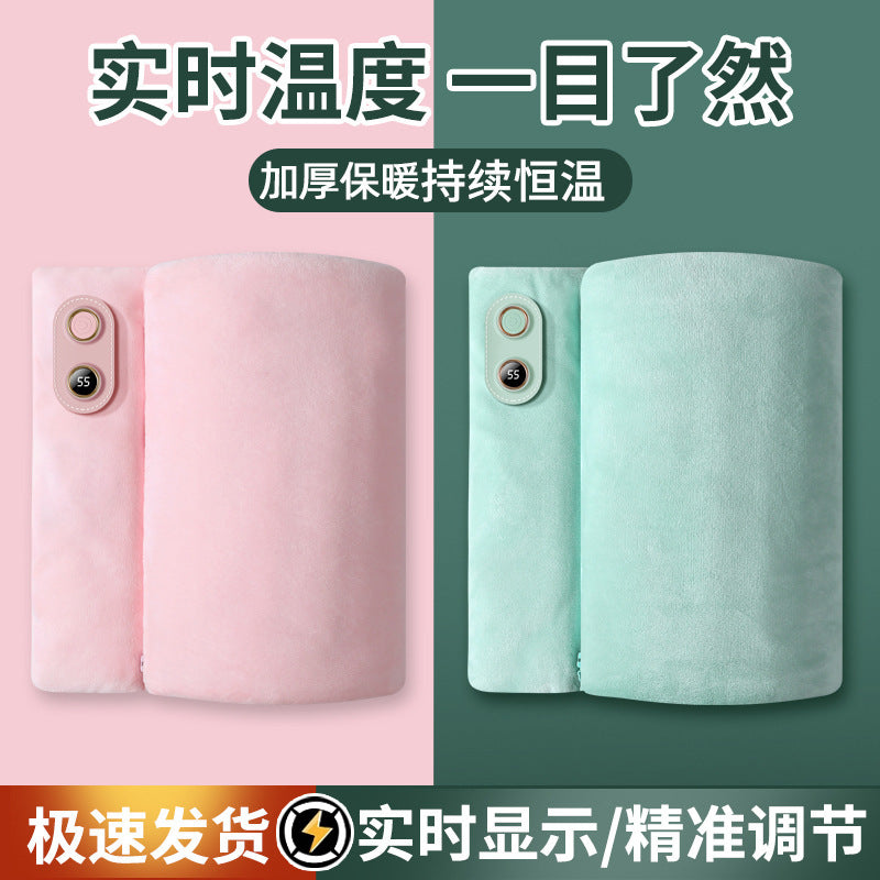 Best selling hand warmer bag stuffed constant temperature digital display heating student portable heattech handy gadget warm baby knee warmers hand warmers