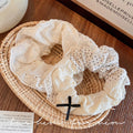 Bow tie large intestine hair tie for women, cute sweet high elastic scalp hair tie, classy summer hair tie headwear