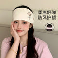 Postpartum headband - no more headaches! cotton head wrap for new moms with bigger heads after childbirth - windproof, stylish, and perfect for going out