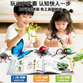 Kids' realistic insect model 4d assembly educational animal toy - mantis, fly, bug, butterfly - cognitive science educational building blocks