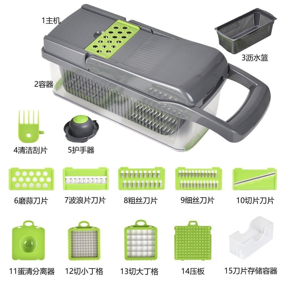 kitchen handy gadget handy gadget multifunctional dicer shredder grater slicer kitchen daily necessities